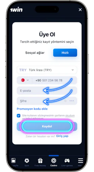 Kayıt Olun